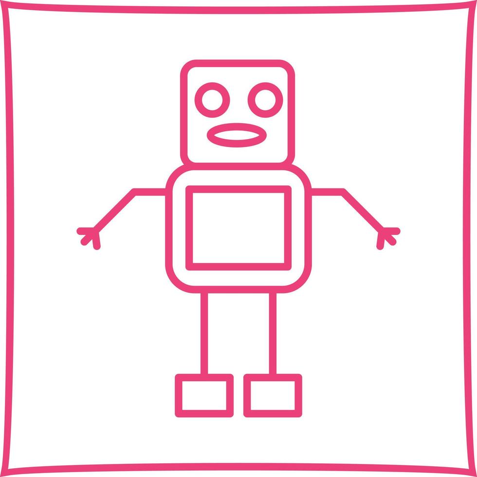 Unique Robot Vector Icon