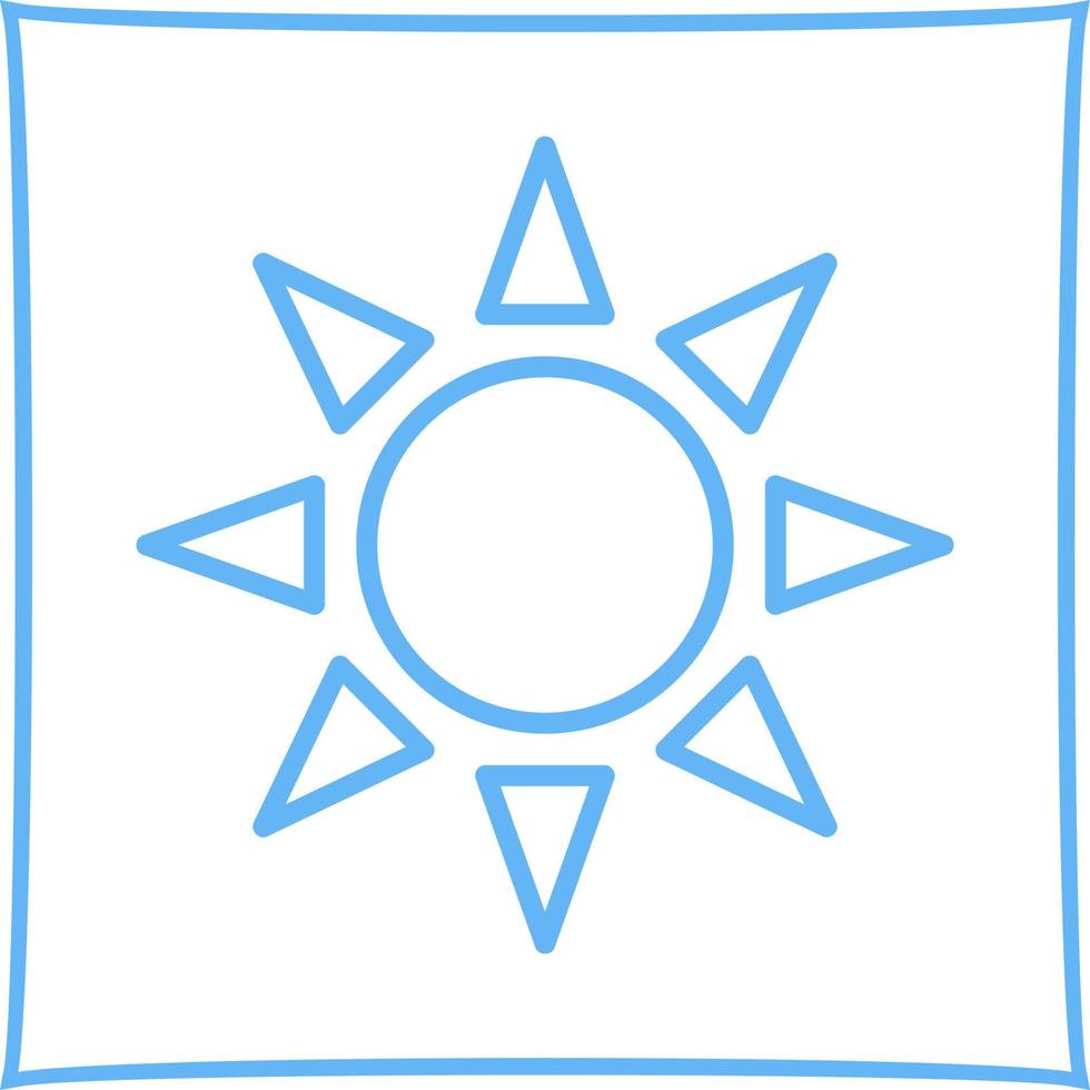 UV Radiation Vector Icon