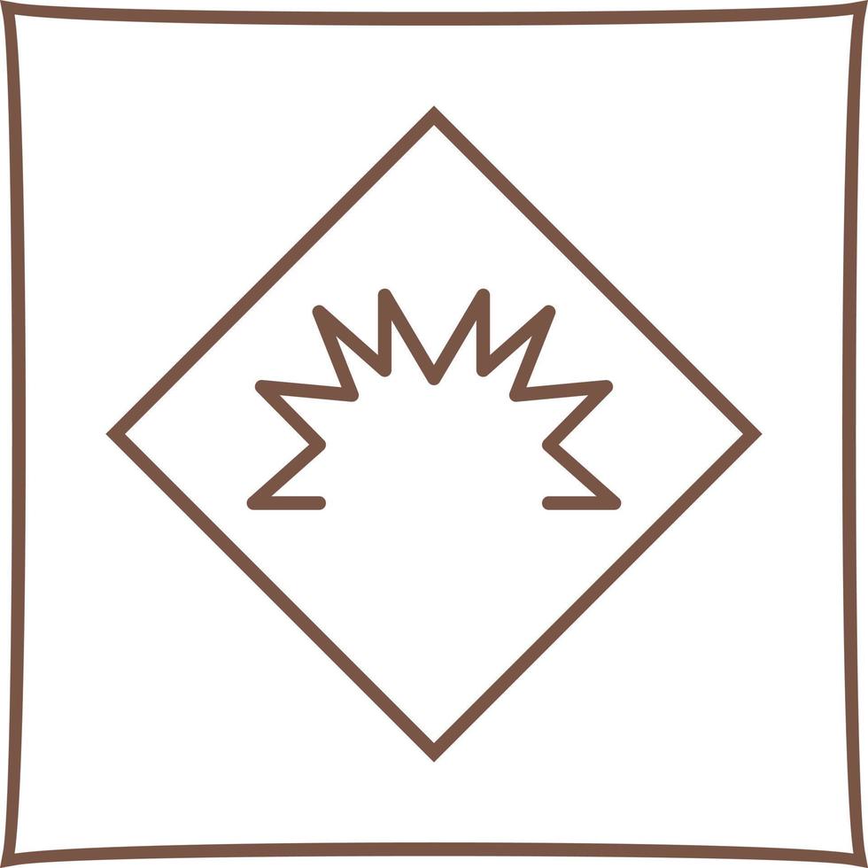 Danger of Welding Flash Vector Icon