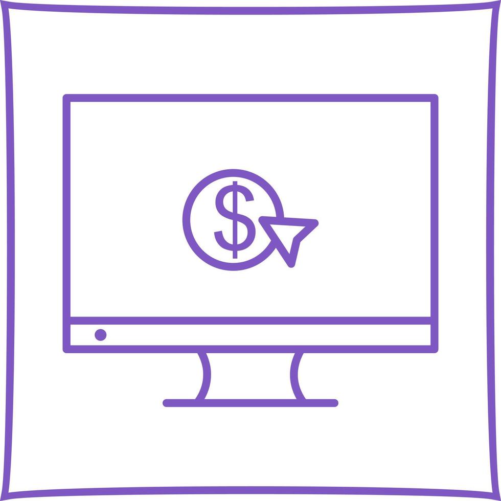 Unique Pay Per Click Vector Icon