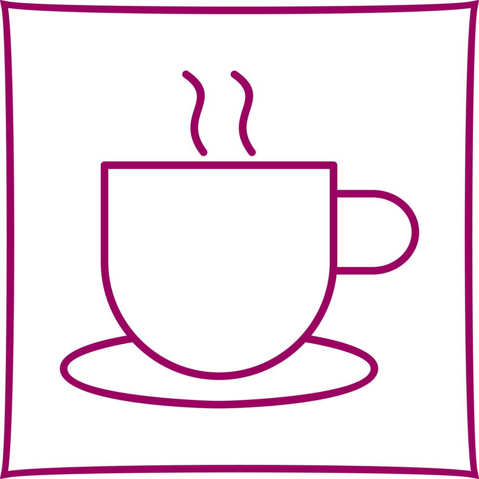 Unique Hot Coffee Vector Icon