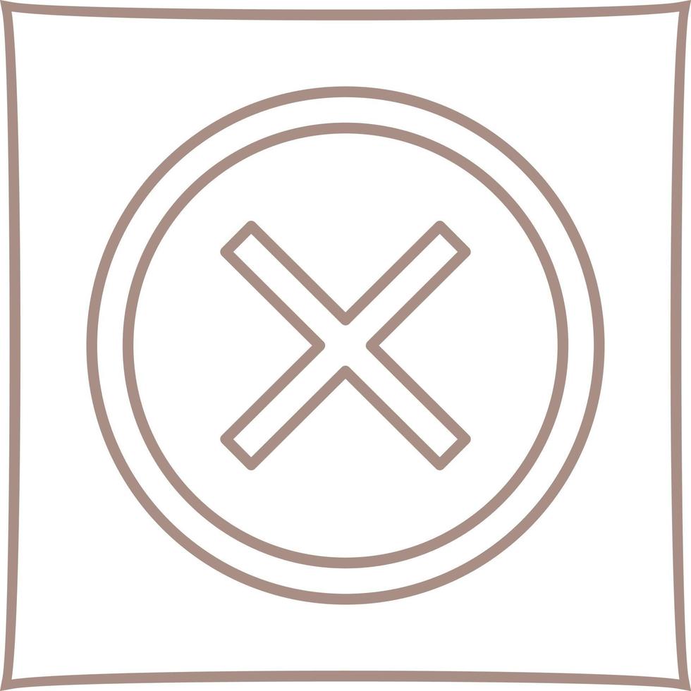 Do Not Cross Vector Icon