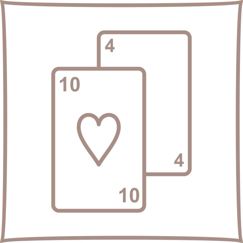 Playing Cards Vector Icon