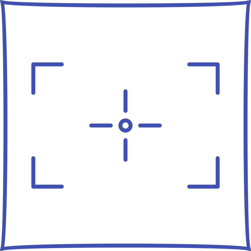 Unique Focus Vector Icon