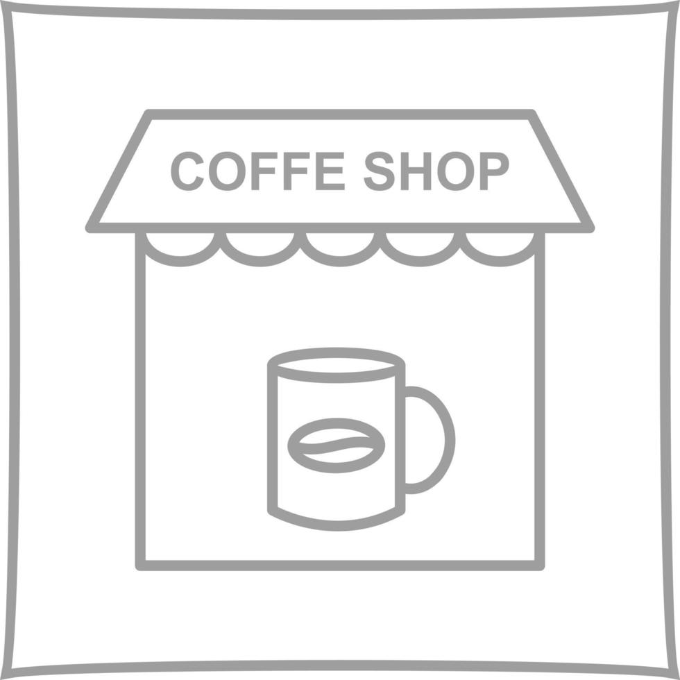 Coffee Shop Vector Icon