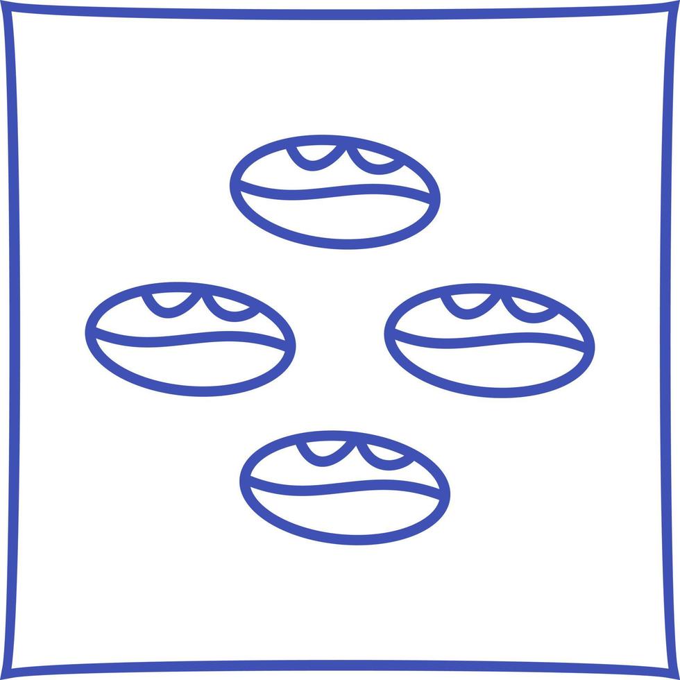 Coffee Beans Vector Icon