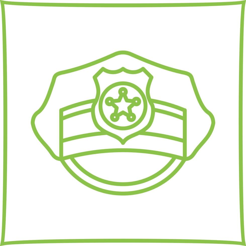 Police Hat Vector Icon