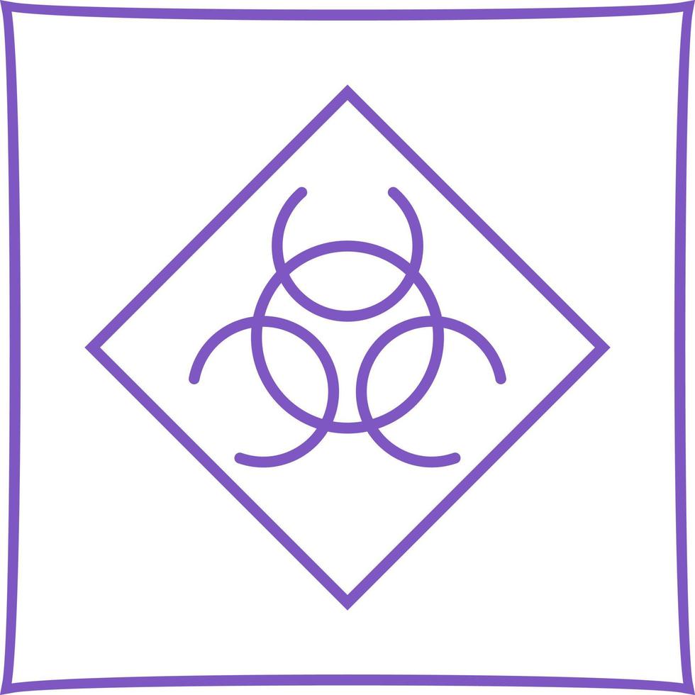 Biological Hazard Vector Icon