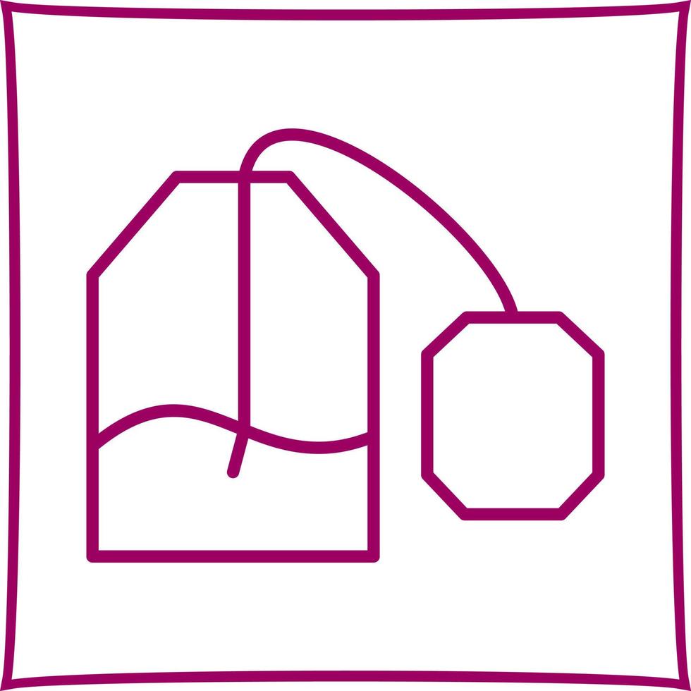 Tea Bag Vector Icon