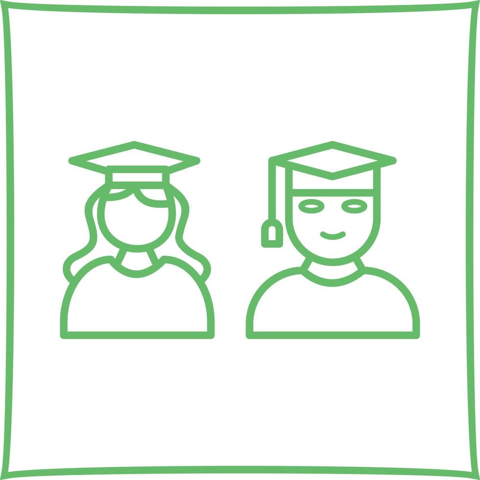 Unique Graduates Vector Icon