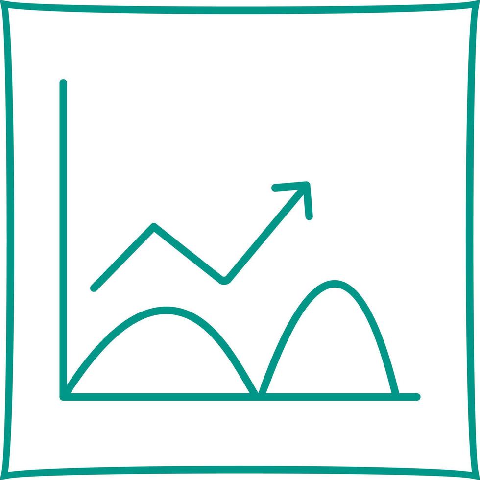 Trend in Graph Vector Icon