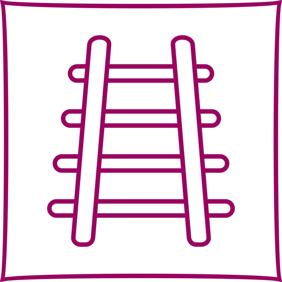 Train Tracks Vector Icon