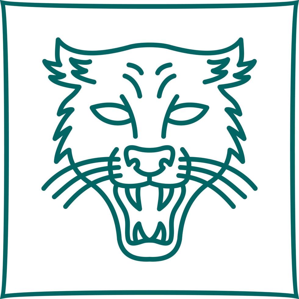 icono de vector de puma