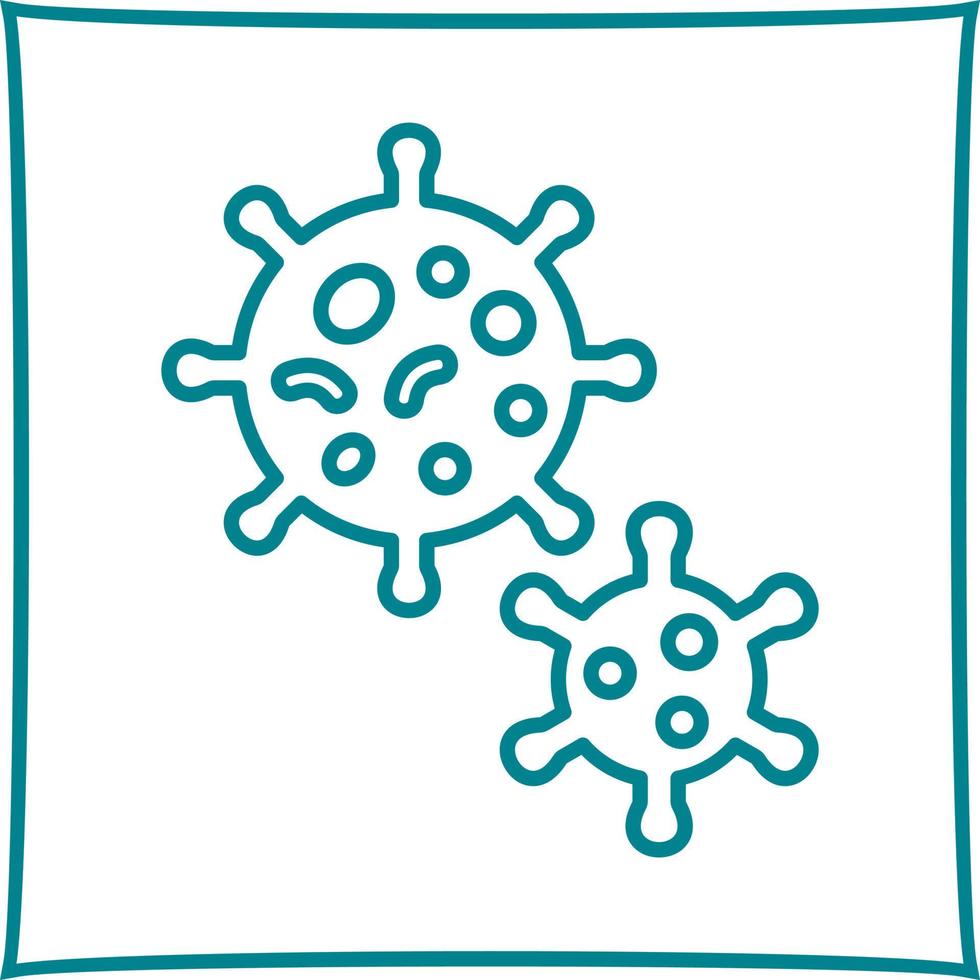 icono de vector de virus