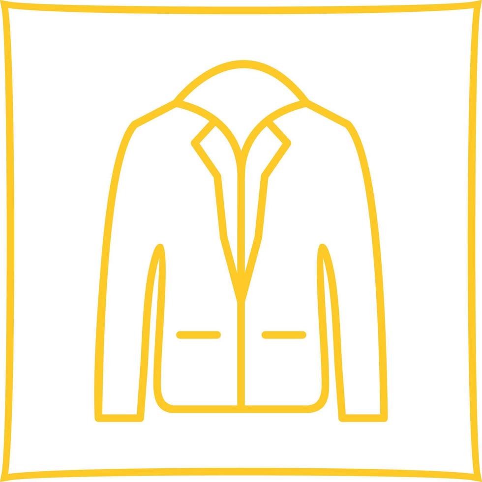 icono de vector de chaqueta elegante