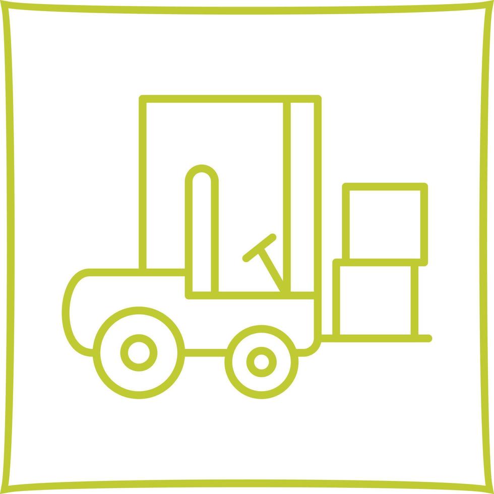 Forklifter Vector Icon