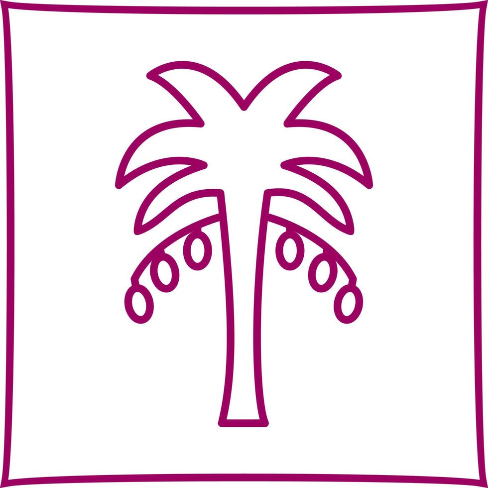 Coconut trees Vector Icon