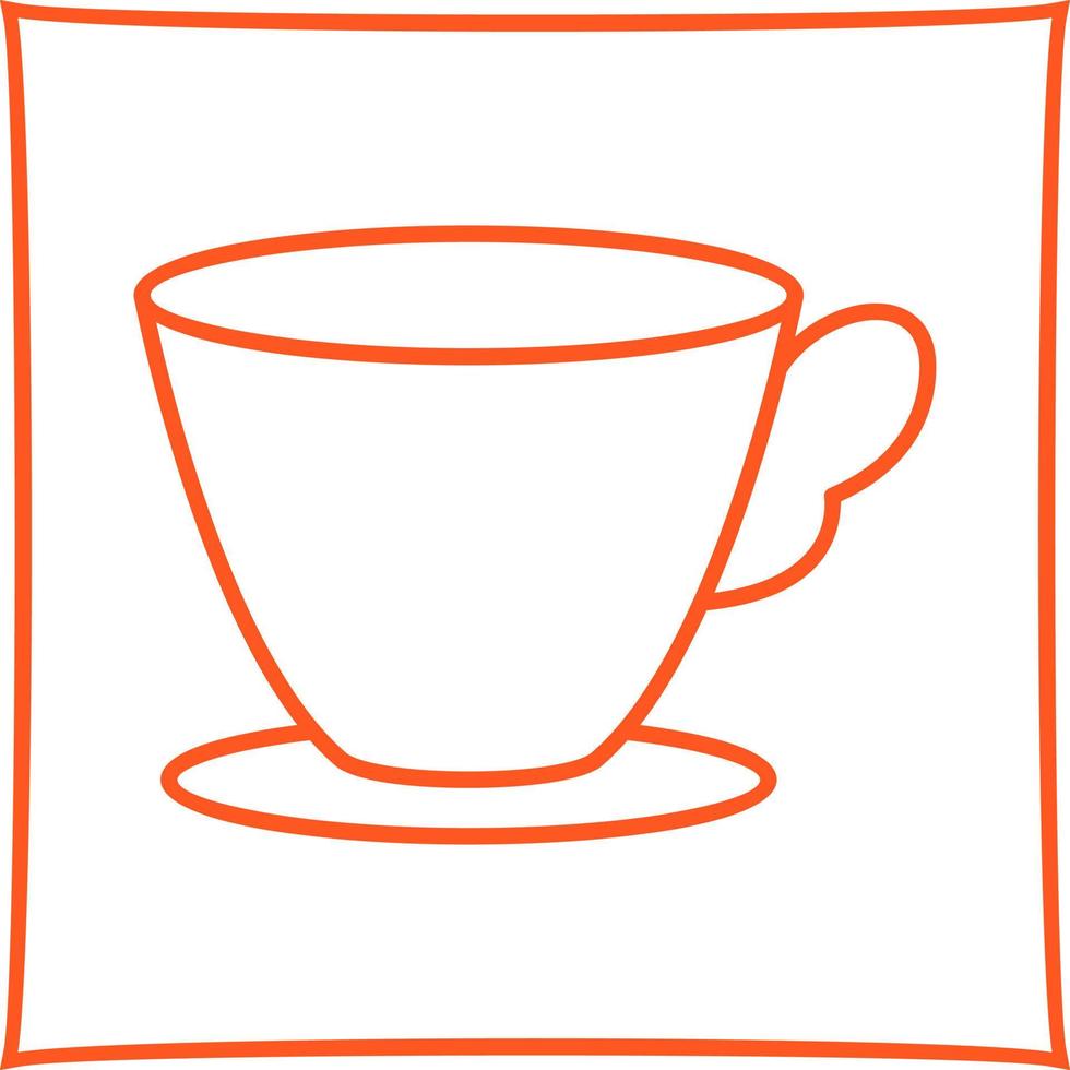 icono de vector de taza de té