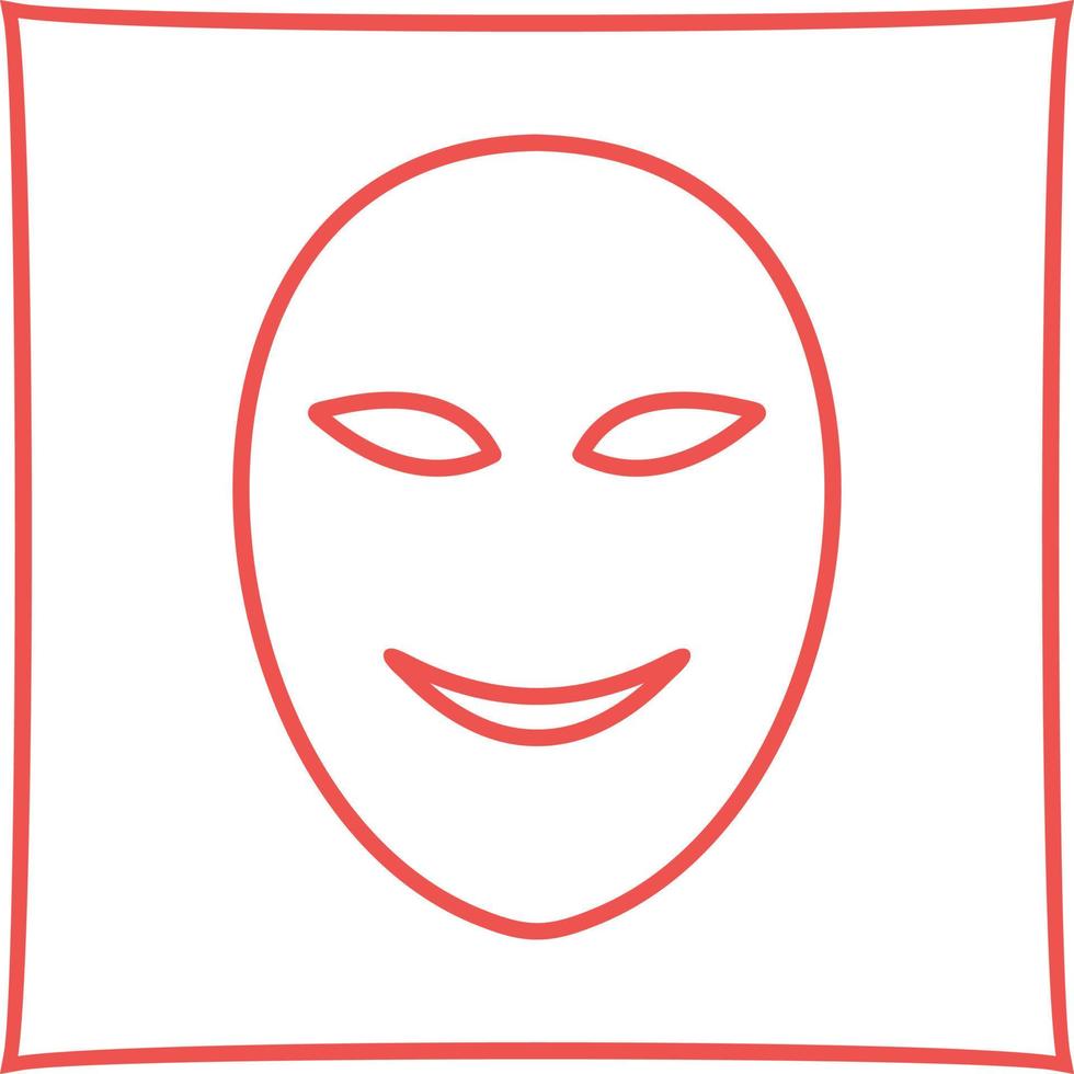 Ancient Face Mask Vector Icon