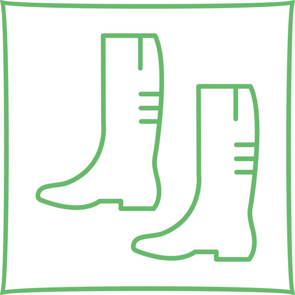 Gardening Boots Vector Icon