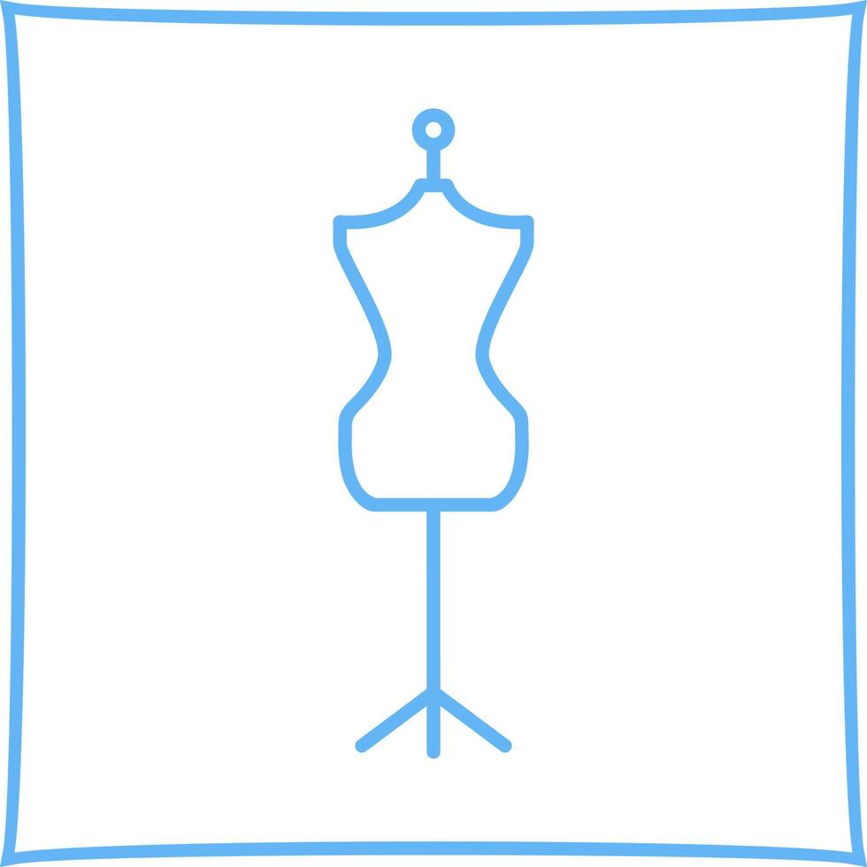 icono de vector de soporte de vestido