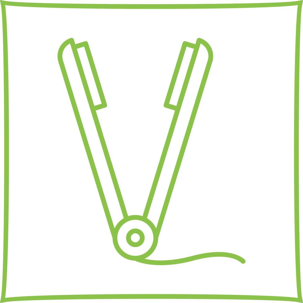 Straightener Vector Icon