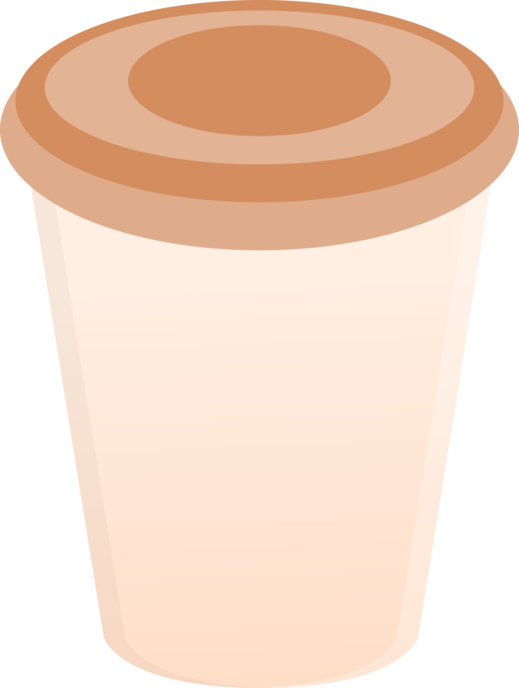 coffee drink cup flat illustration png