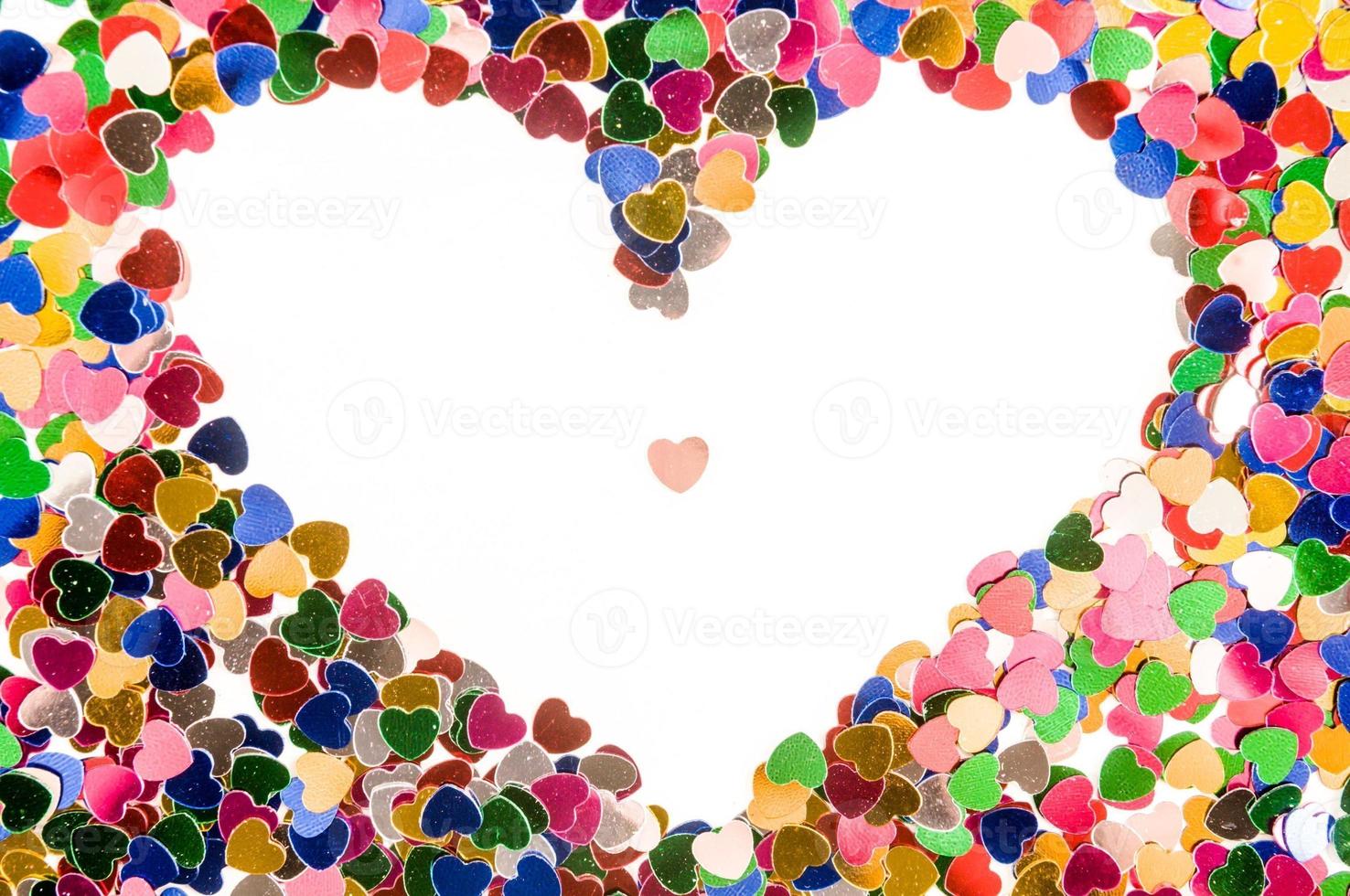 Heart shaped background photo