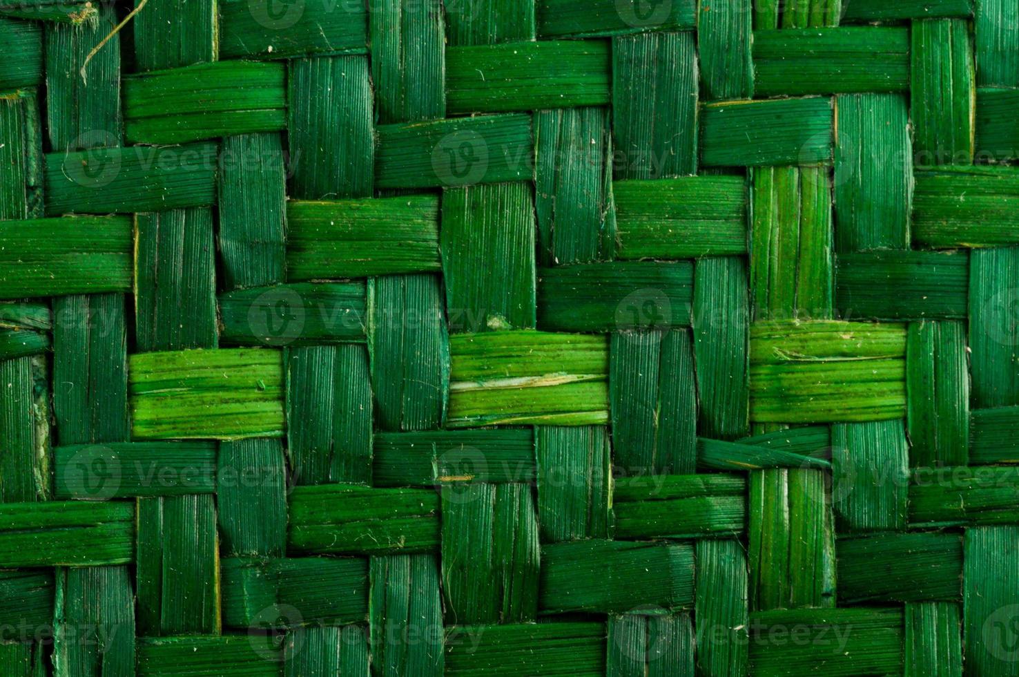 Green weave pattern photo