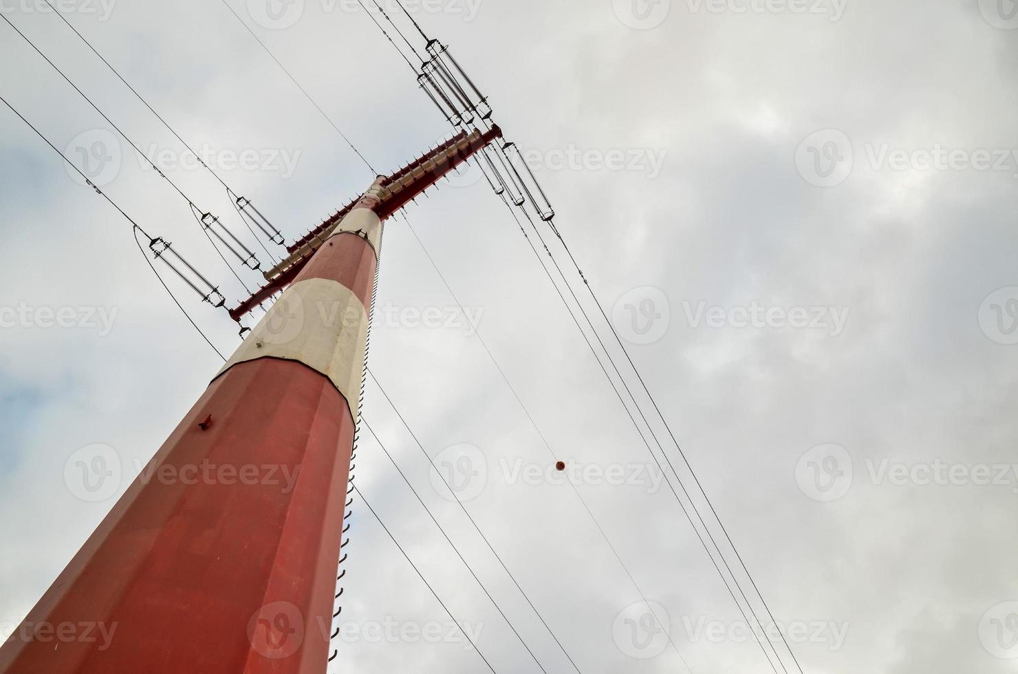 High voltage power line photo