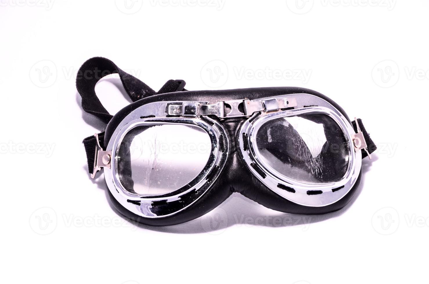 Black biker goggles photo