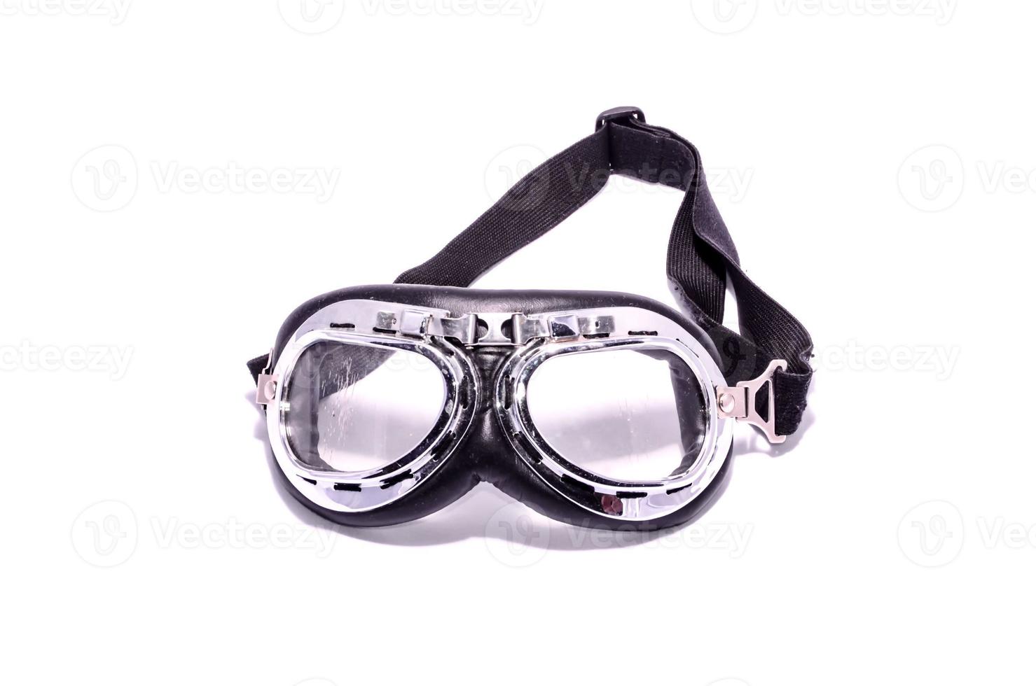 buceo lentes en blanco antecedentes foto