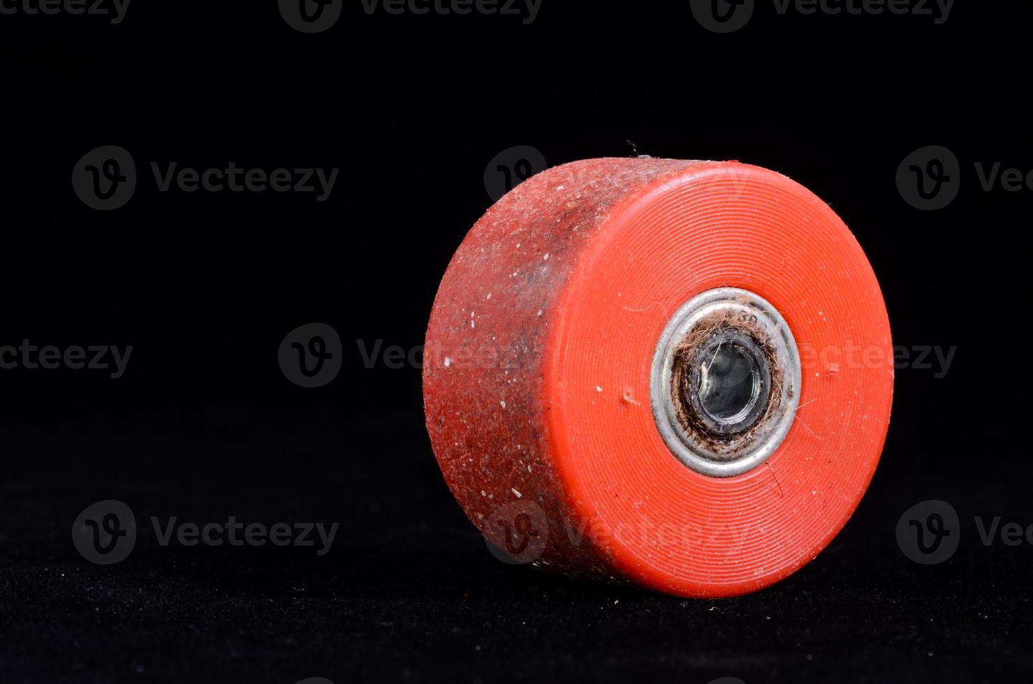 Red skate wheel photo
