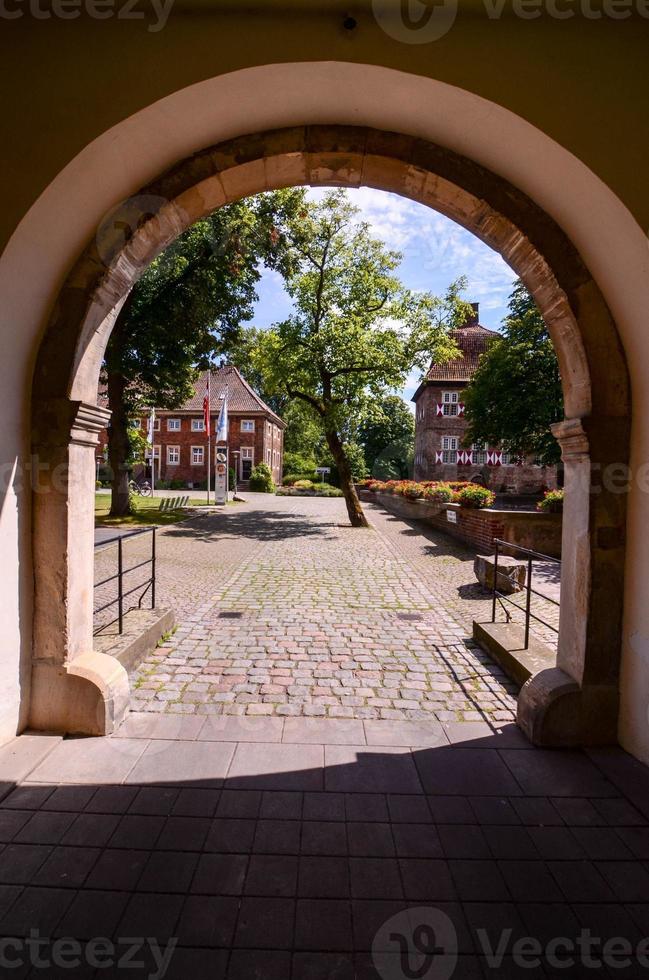 View through the archway photo