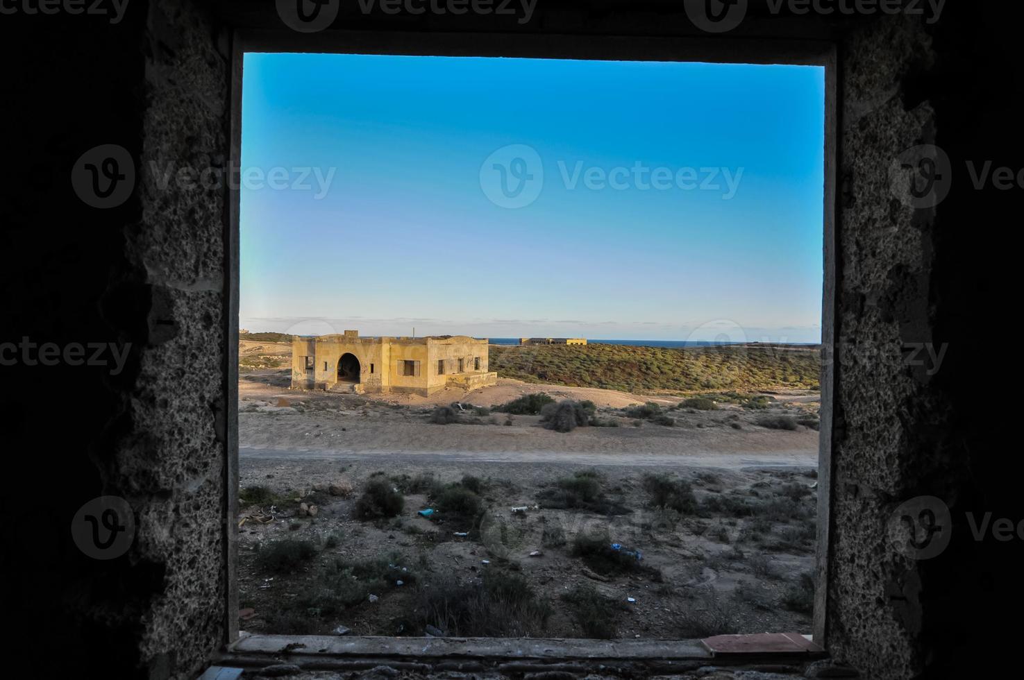 View through the window photo