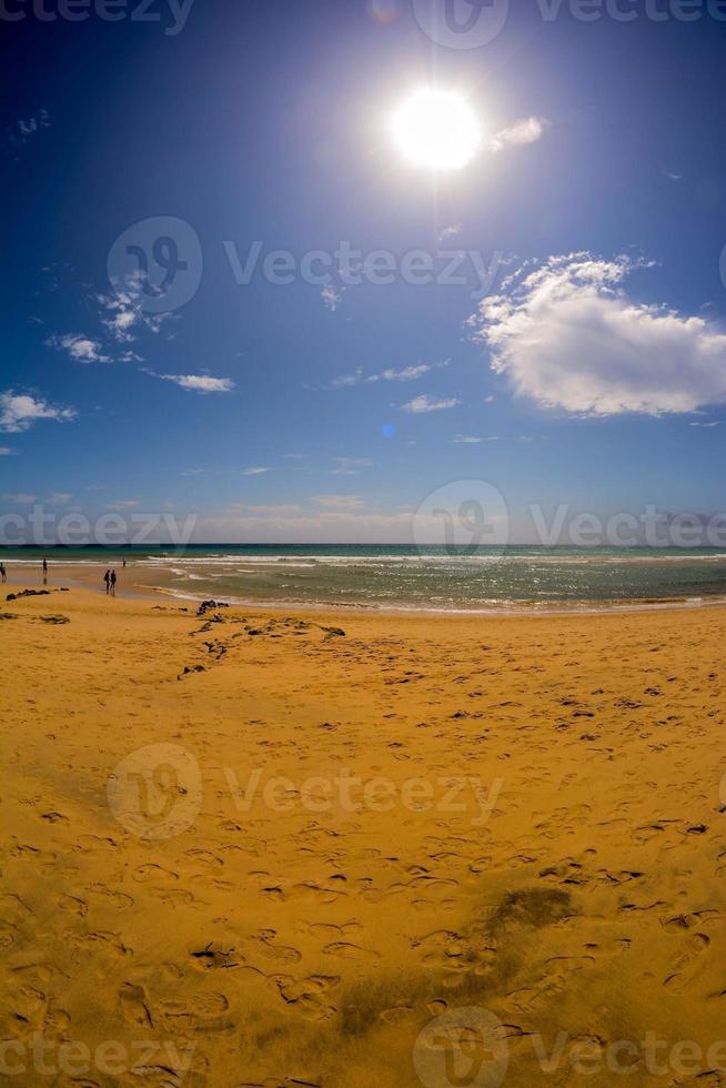 vista panorámica de la playa foto