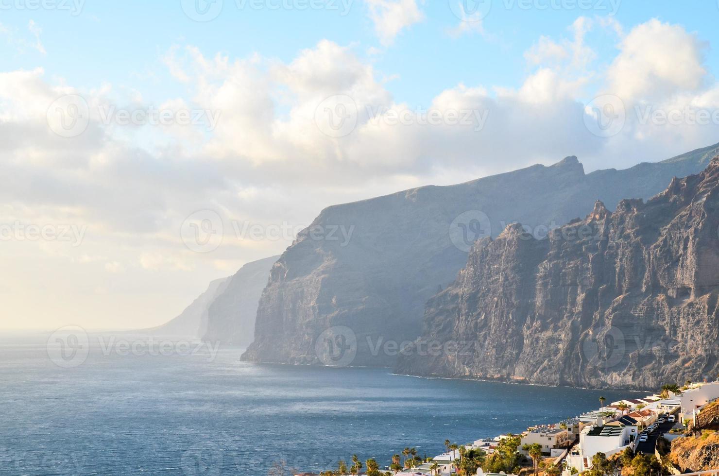 Cliffside ocean view photo