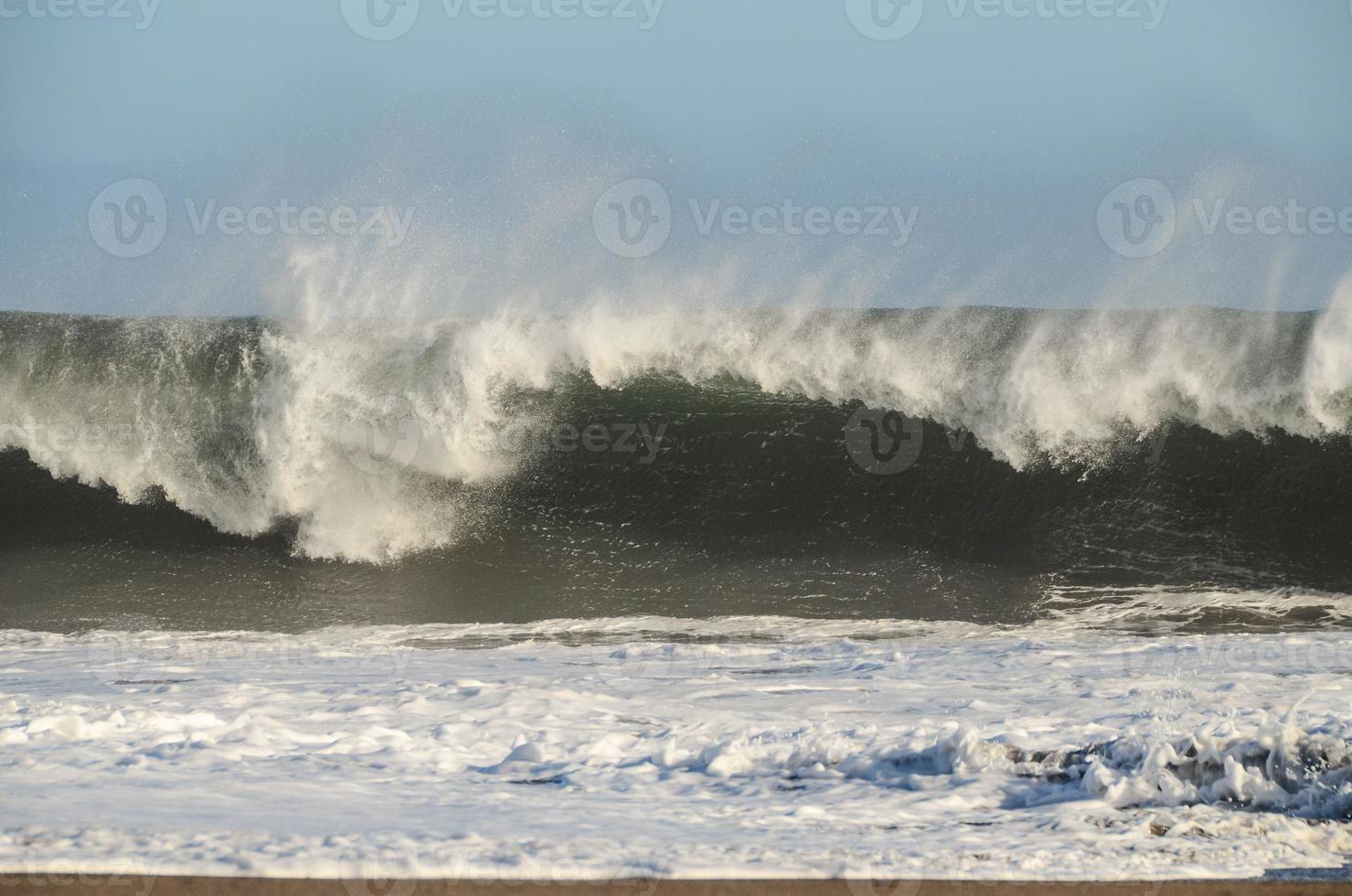 Waves in the ocean photo