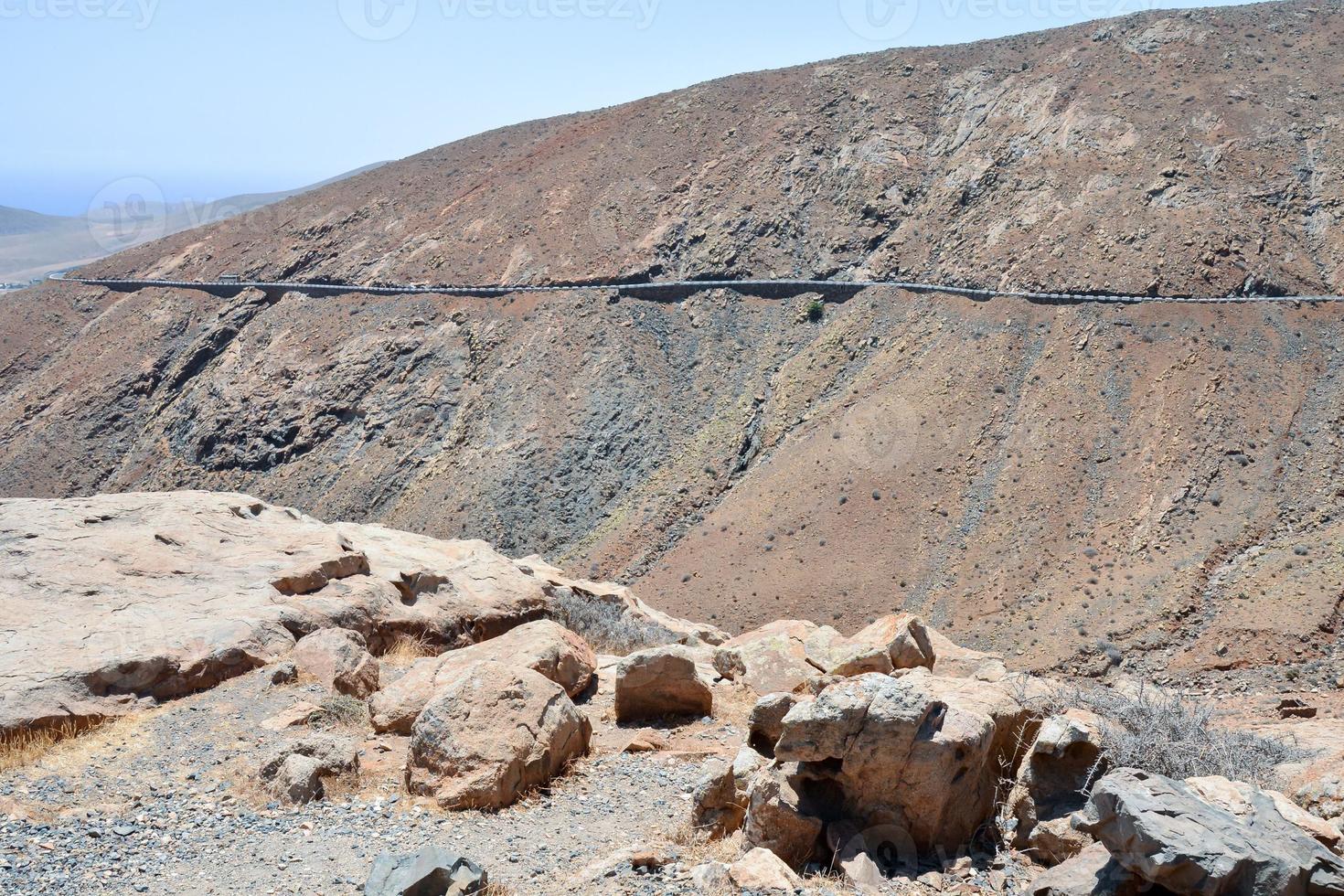 Rocky landscape scenery photo