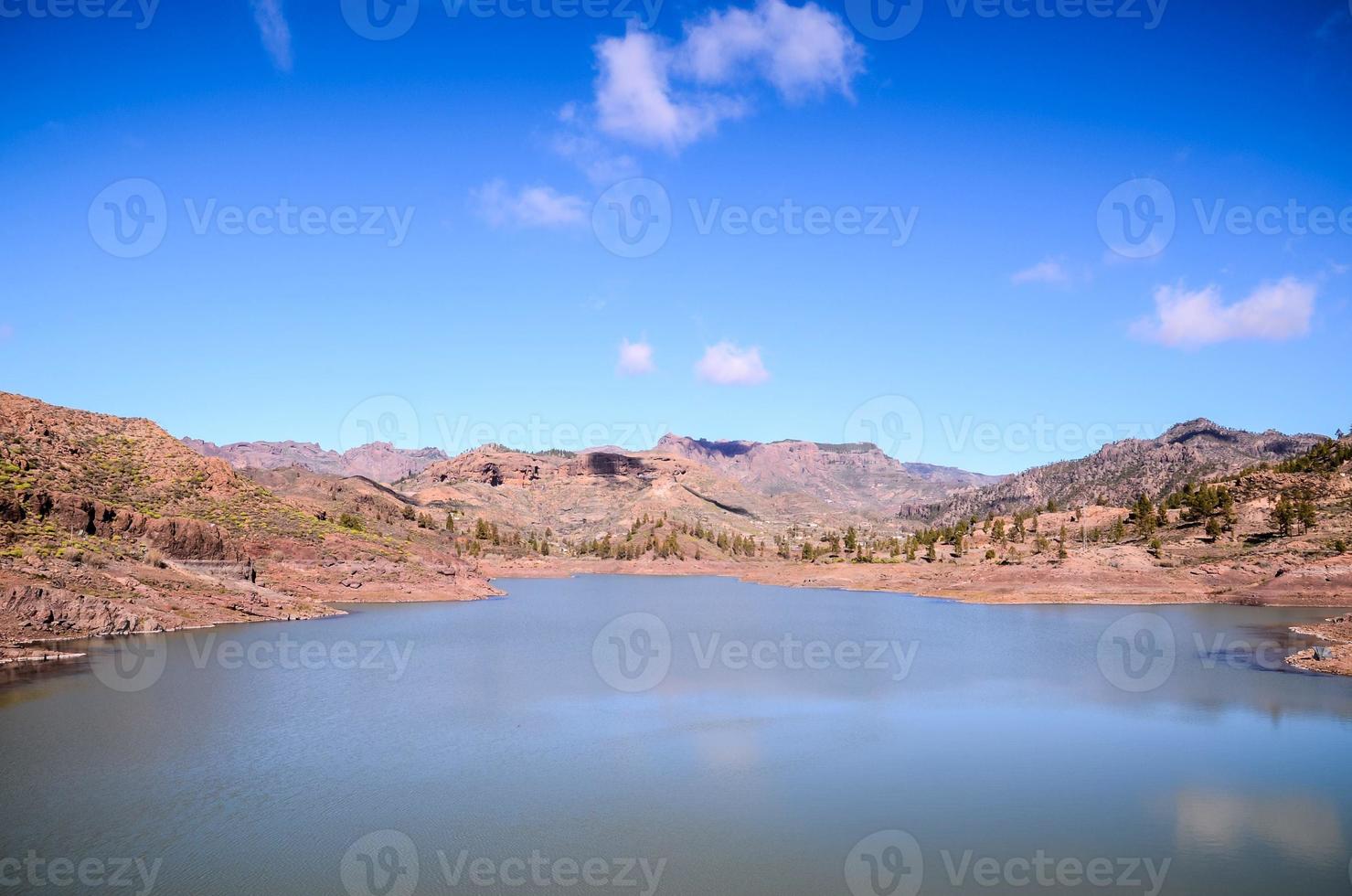 Scenic lake view photo