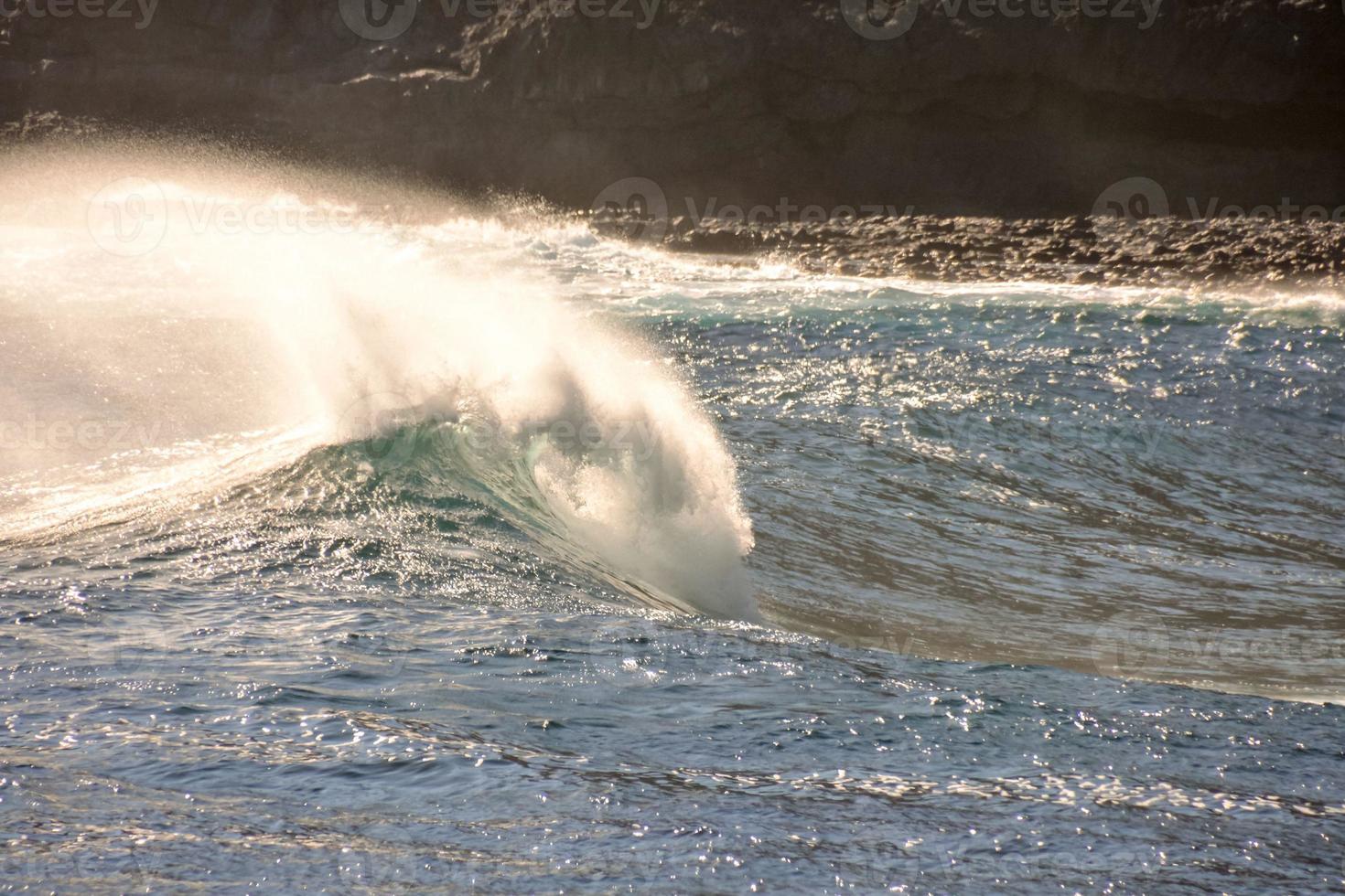 Sea water close-up photo