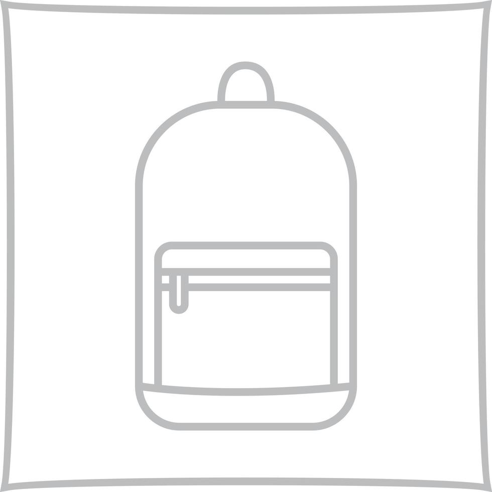 icono de vector de mochila