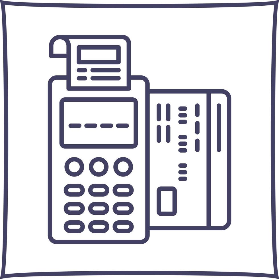 Pos Terminal Vector Icon