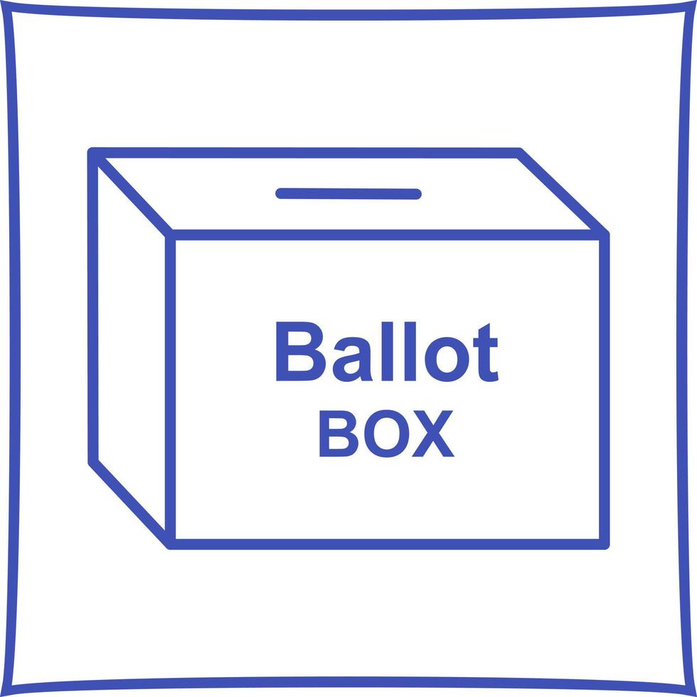 Ballot Box Vector Icon