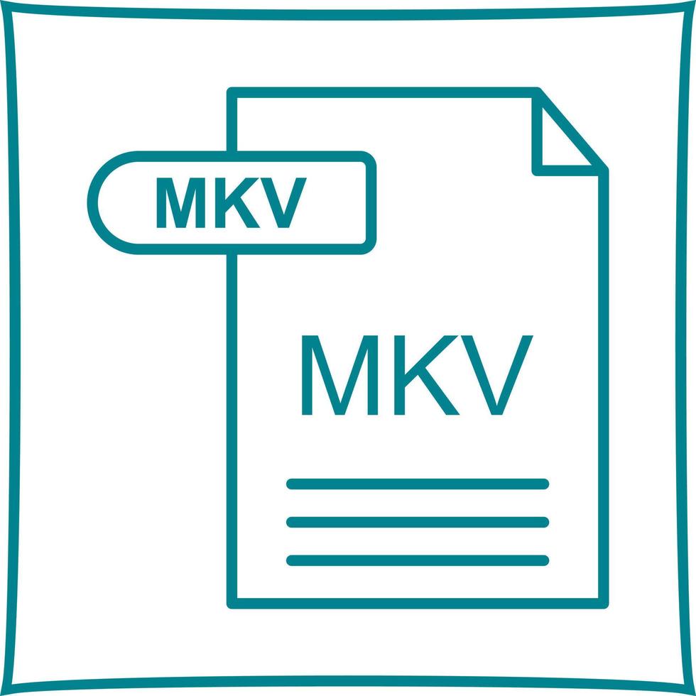 MKV Vector Icon