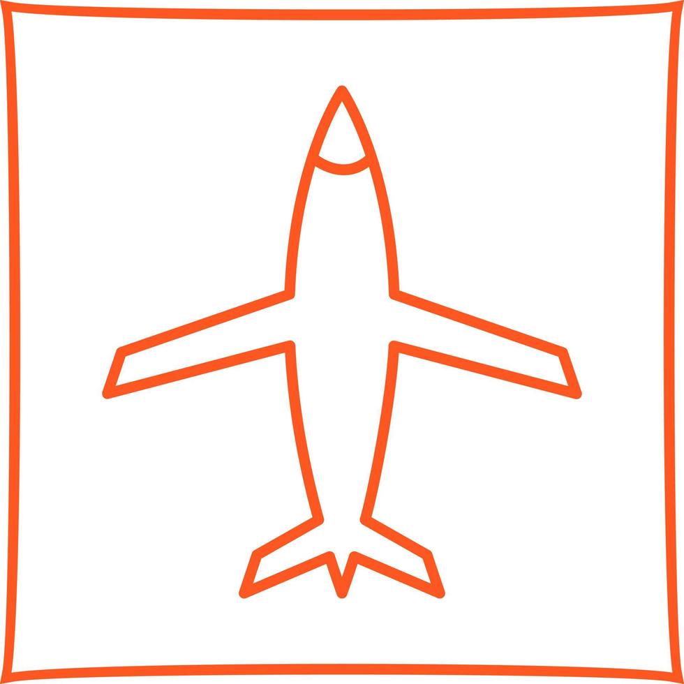 icono de vector de avión