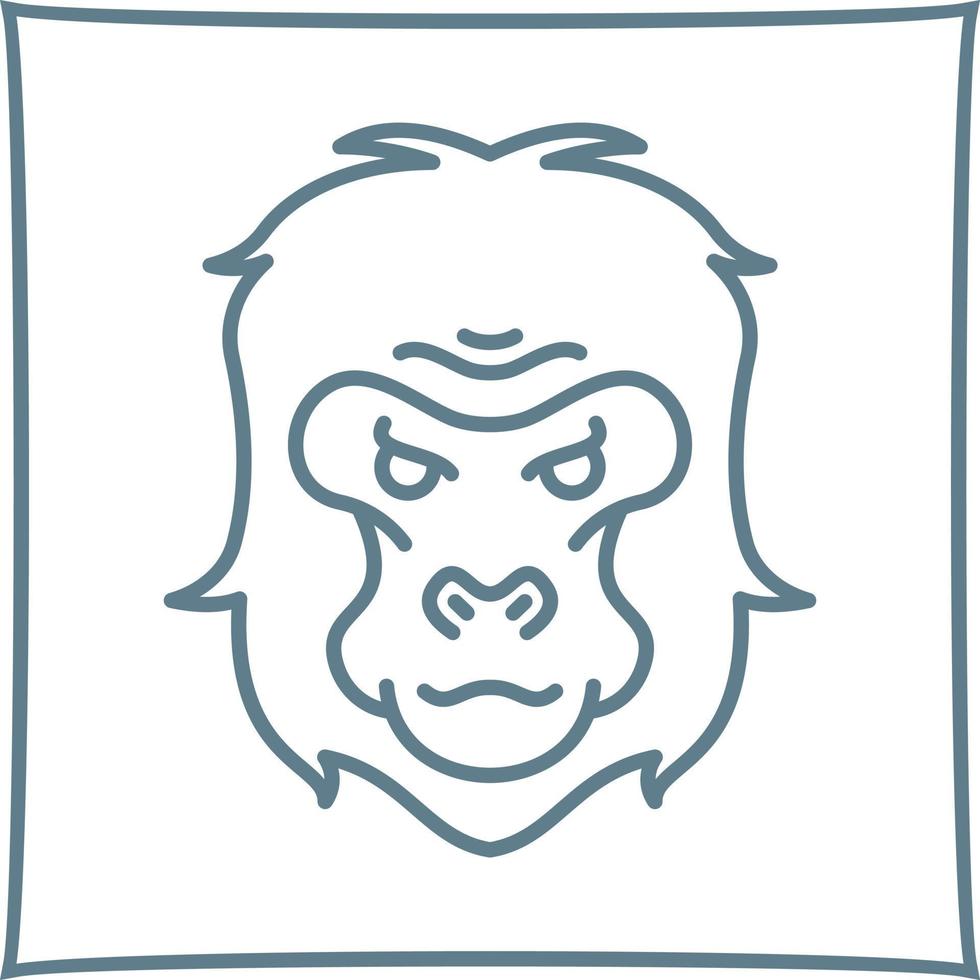 Gorilla Vector Icon