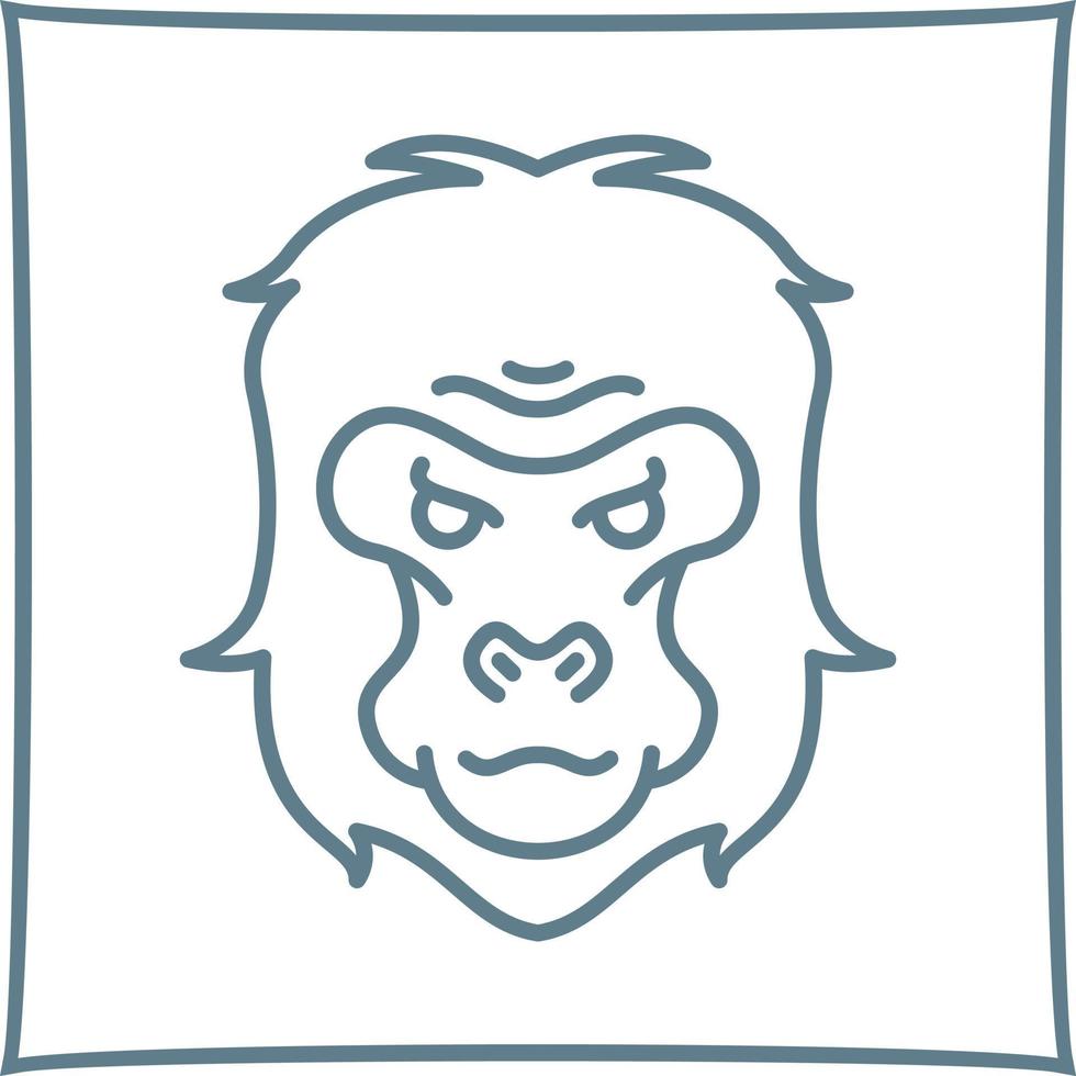 Gorilla Vector Icon