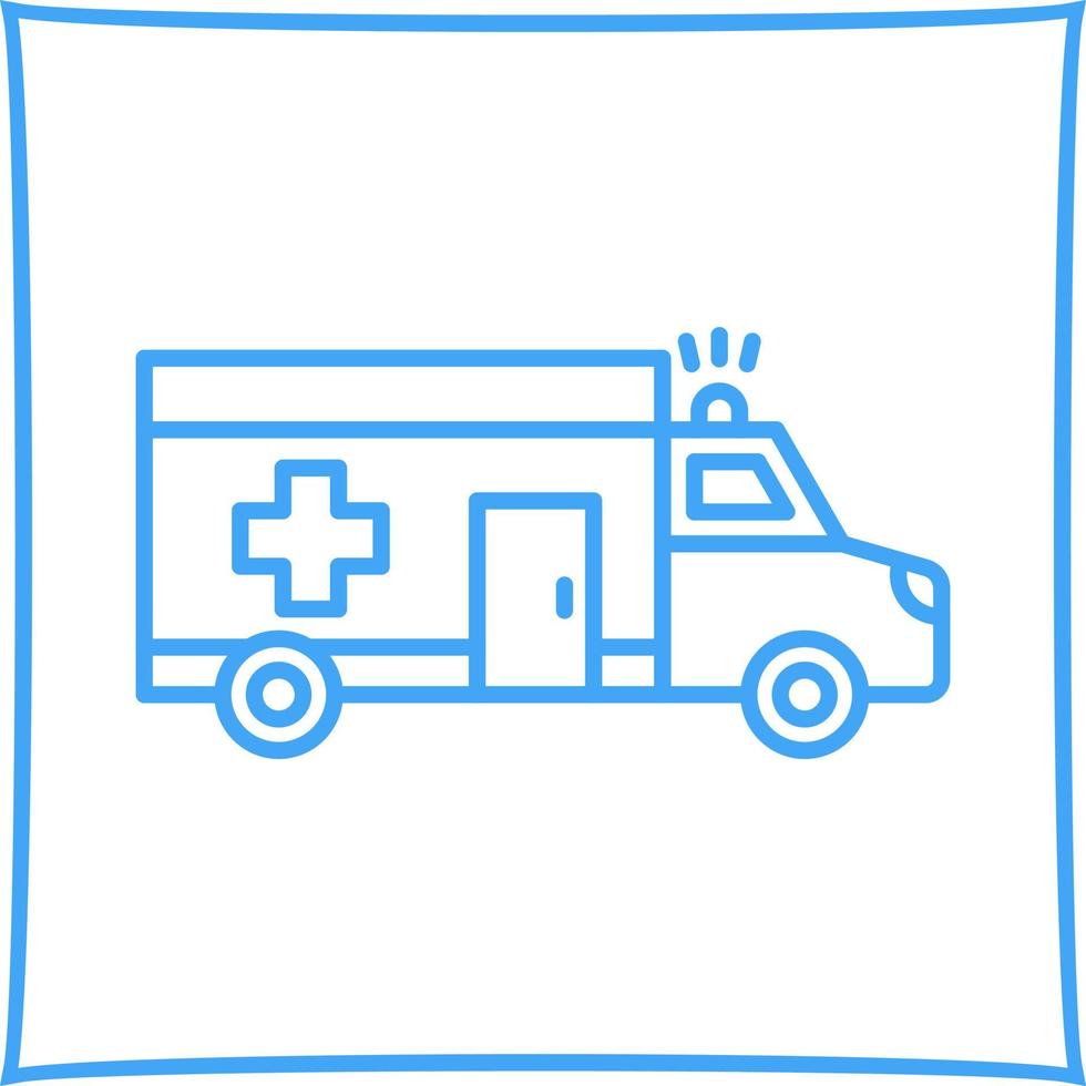 icono de vector de ambulancia