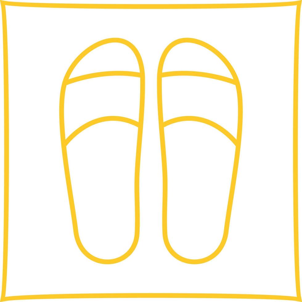 Slippers Vector Icon